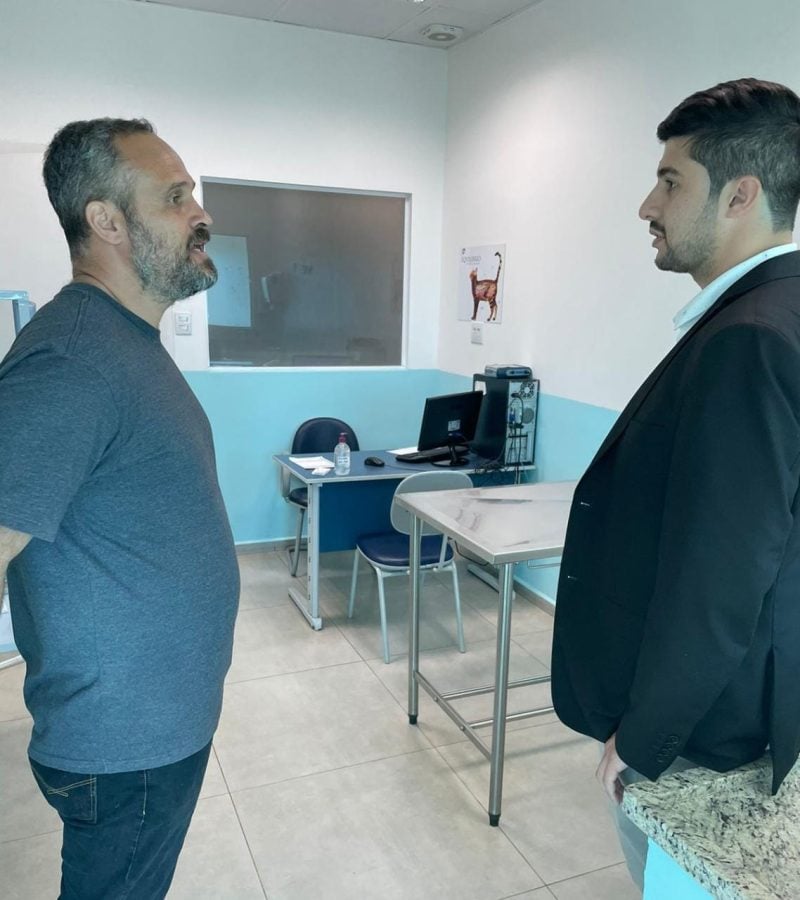 Bruno Zancheta visita Hospital Veterinário